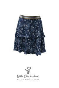 Funkle Mädchenrock dunkelblau mit Aufdruck