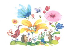 Double card with env. A wonderful gift