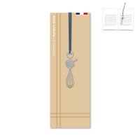 Whisk Metal Bookmark