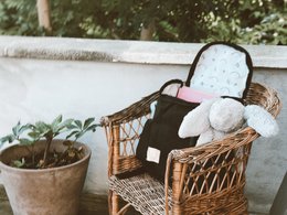MiniMe â™»ï¸ Genbrugt polyester juniortaske i sort