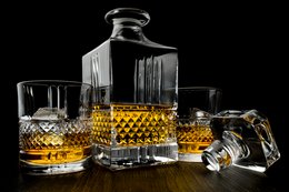 Set decanter per whisky superiore in confezione regalo
