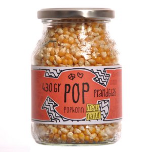 Pop - Popcornmais natur im Pfandglas BIO
