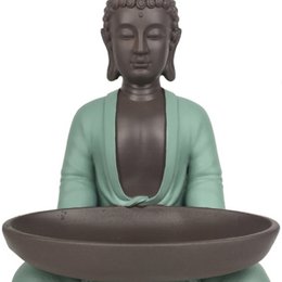 Bodhi statue med fad