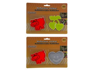 Reflective stickers 2 on card