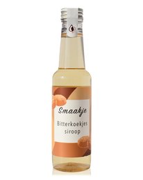 Macaroon-flavored syrup, 250 ml bottle, for adding to coffee or other beverages. Sweet, creamy flavor with notes of almond and vanilla.