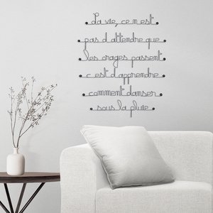 Citaat over het leven - Wanddecoratie