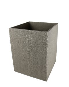 Waschin Basket Ray Gray Garbage Bin Synthetisch leerleer