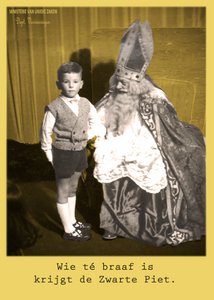 Kaartje - Zwarte Piet