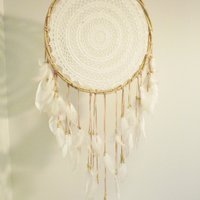 XL knitted 40 cm. dreamcatcher