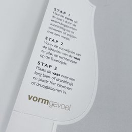 Kortsæt "Papirvase" 9 kort A5 størrelse