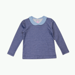 Mädchen Pullover Peter Pan Kragen | Lilie