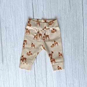 Leggings mit Bündchen, Hirsch