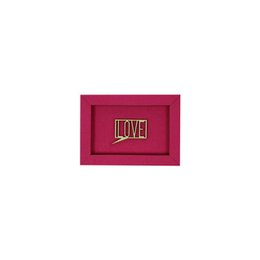 LOVE- frame card wood lettering magnet