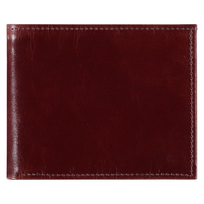 Lederen portemonnee - bordeaux rood