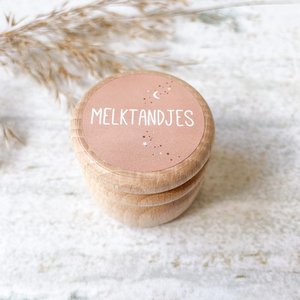 Bewaardoosje melktandjes | roze