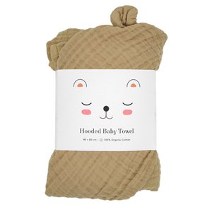 Babyhandtuch mit Kapuze, Sand