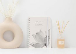 Prikkelarme A5 dagplanner 'Lotus' planboekje met ringband