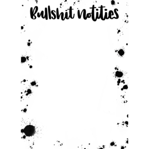 Bullshit notes