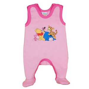Disney Winnie the Pooh Girls Pink Romper