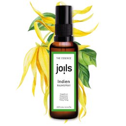 Room Spray INDIA | 50ml, a floral and citrus-scented room spray made with natural ingredients. Features notes of ylang-ylang, lemon, and green leaves.