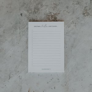 Block First Coffee A6 (PU = 10 pieces)