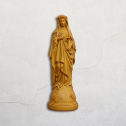 Statuette Mary with flowers