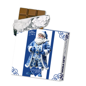 Socola-Schokolade 200 Gramm Tabletten „SANTA CLAUS“ (10 Stück) Weihnachtsgeschenkbox