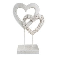 Standrelief Herz Flower Heart H.24 cm