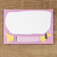 Notepad Dreaming Dachshund