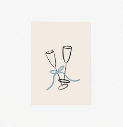 Handwritten postcard with a simple heart design, perfect for birthday wishes or heartfelt messages.