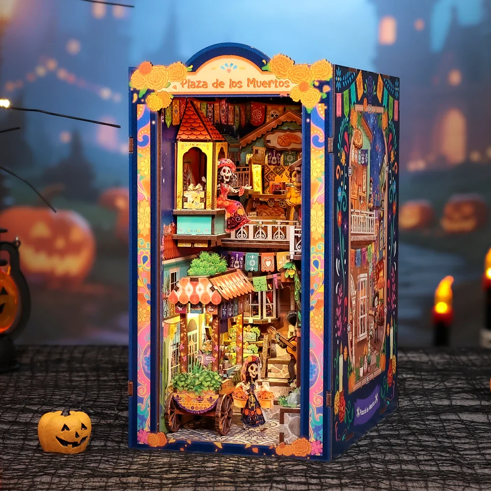 DIY Boeknook Plaza de los Muertos Laser Cut 14+