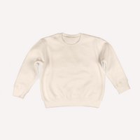 Baby Sweater Basic Sand (blanco)