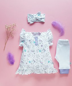 2620 Lief Patataj tuniek en legging setje voor meisjes