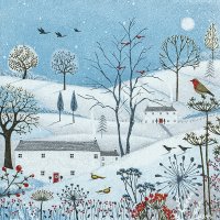 Lunch napkin winter is here