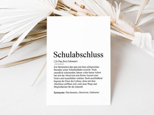Postcard "Graduation" definition