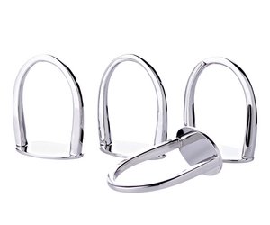 Napkin ring stirrups, set of 4, H 6 cm