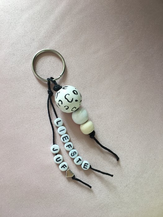 Liefste juf - Panter sleutelhanger