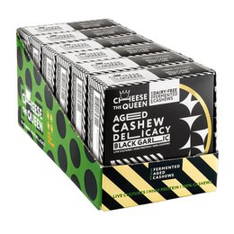 Cheese the Queen "Black Garlic" Aged Delikatesse aus fermentierten Cashewkernen