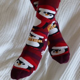 Christmas Penguins Socks for Kids