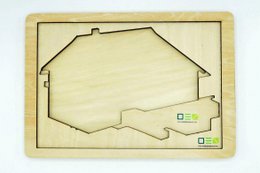 Puzzle da sfogliare: fattoria della Foresta Nera | Puzzle in legno multistrato per tutta la famiglia | Regalo per gli amanti della Foresta Nera