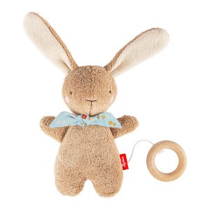 Mini Spieluhr Hase weiß, Farmhouse Family