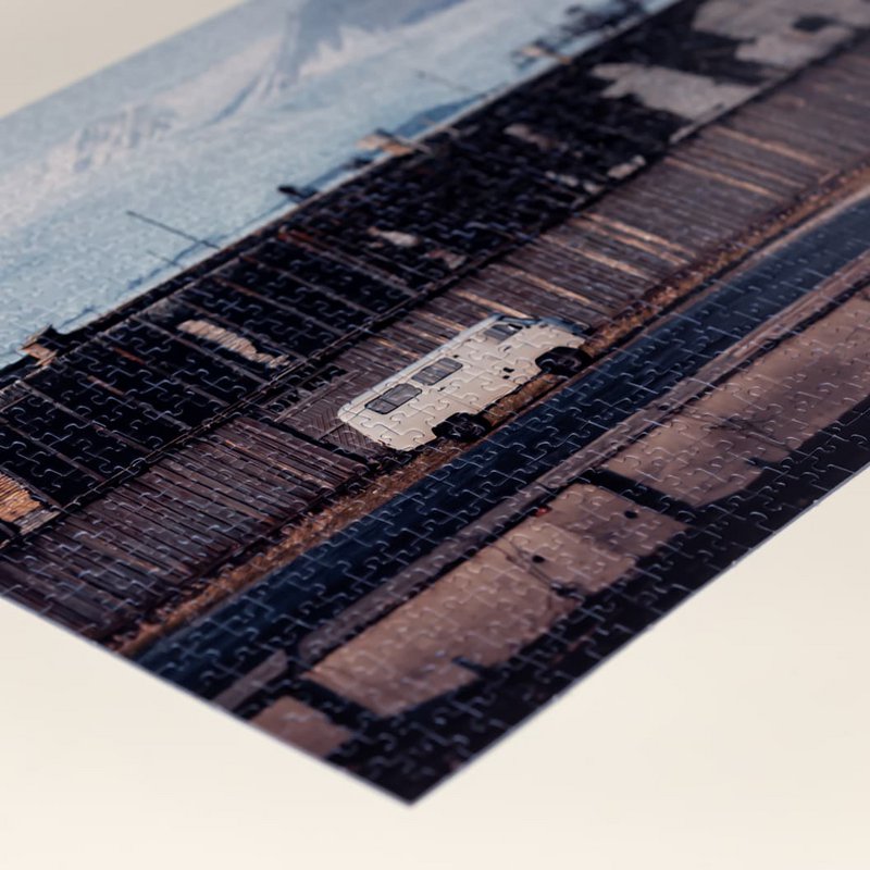 Kunstpuslespil + kunsttryk: Hannes Becker