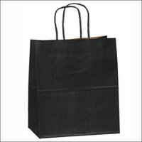 papieren tas XL – Zwart (100 stuks)