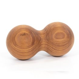 rolling wood double ball 10cm