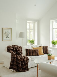 Browny blanket L - Chocolate