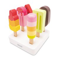 Eisspielzeug aus Holz – 6 Stück