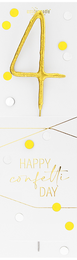Confetti gold Sortiment 144 Wondercandle® classic
