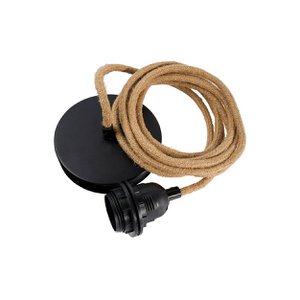 Fitting Lampen Plafond - Naturel Zwart - 1 Fitting