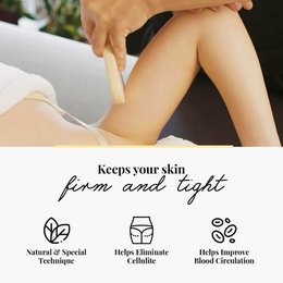 Gua Sha træ cellulite massager lymfedrænage paddle Maderotherapy