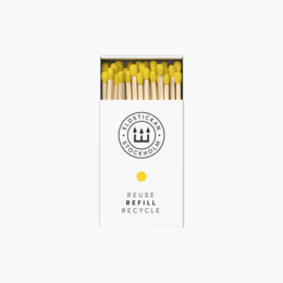 Refill Sun matchsticks - a box of yellow matchsticks for lighting candles or fires.